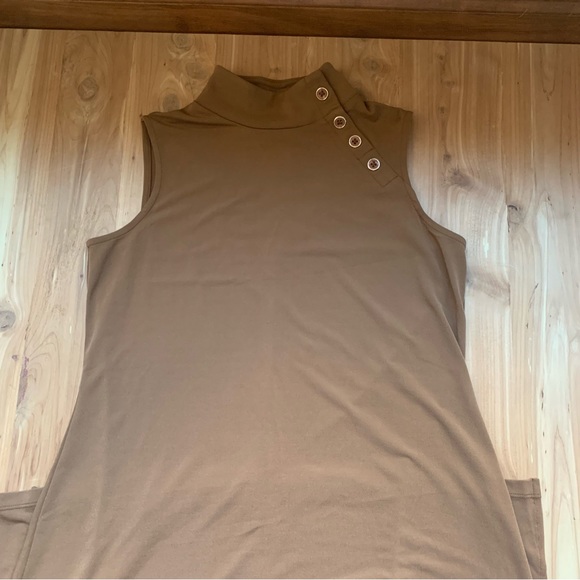 NWOT Liquid Knit Mock Neck Dress - Picture 7 of 10
